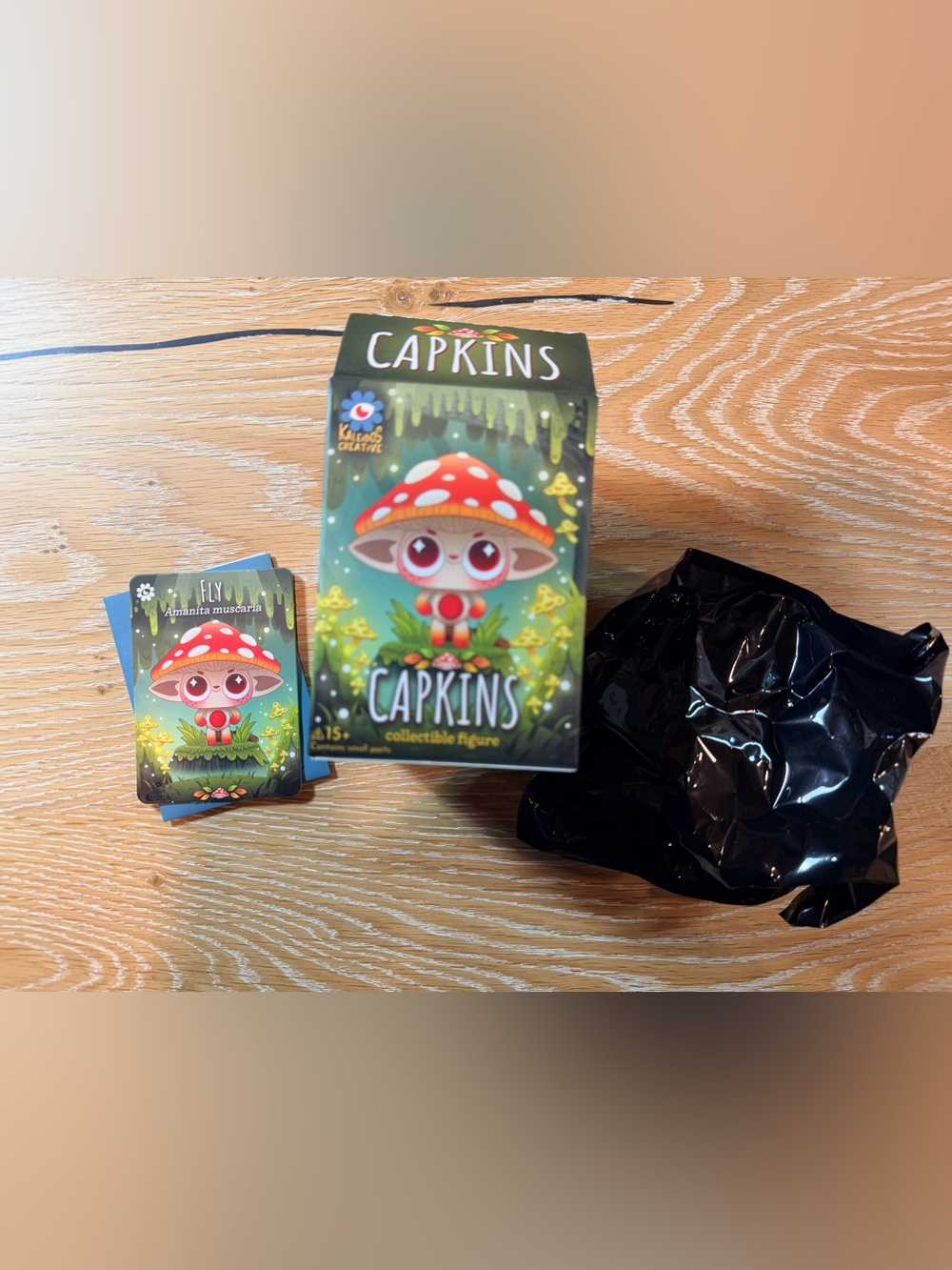 Kaleidos Capkins Collectible Kids Mushroom Figure — Fly